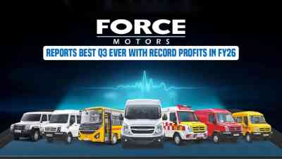 Force Motors Reports Best Q3 Ever With Record Profits in FY26